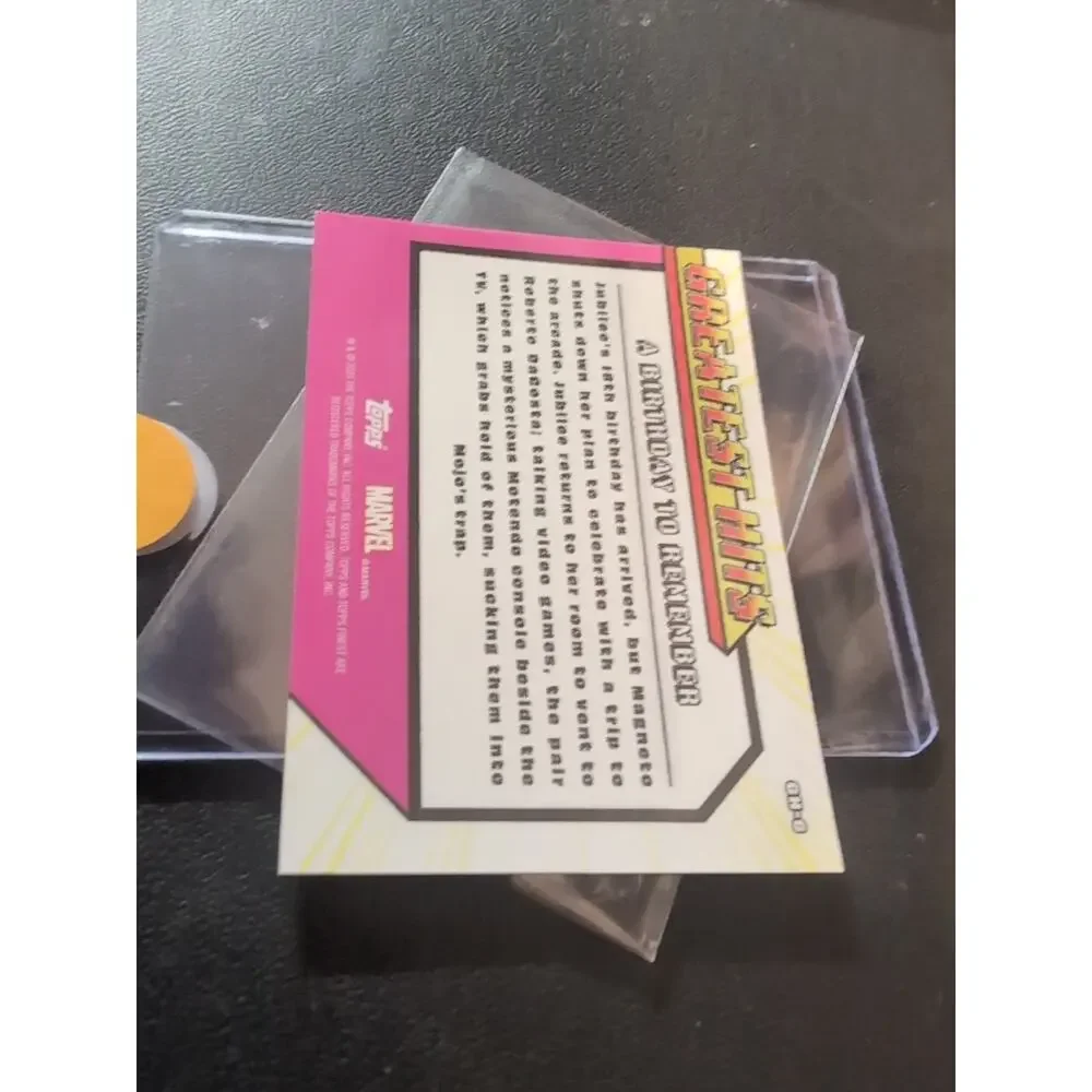 2025 Topps FINEST X-Men 97 Birthday Remember Greatest Hits Gold Refractor # /50